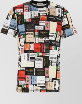 Moschino printed cotton t-shirt