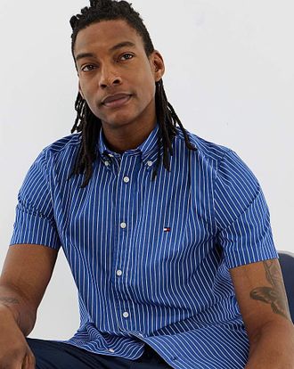 Tommy Hilfiger Flex Poplin Stripe Shirt