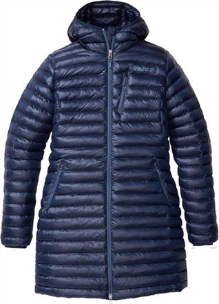 Marmot Womens Avant Featherless Hooded Jacket In Arctic Navy