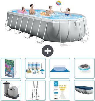 Intex Piscina Prism Frame Oval - 610x305x122 Cm - 9-piezas S576
