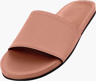 indosole Responsibly-Made Tire Sole Slide Sandals in Rust at Nordstrom, Size 11