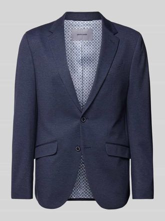 Pierre Cardin Regular Fit 2-Knopf-Sakko mit Pattentaschen Modell Lukas in Marine, Größe 106