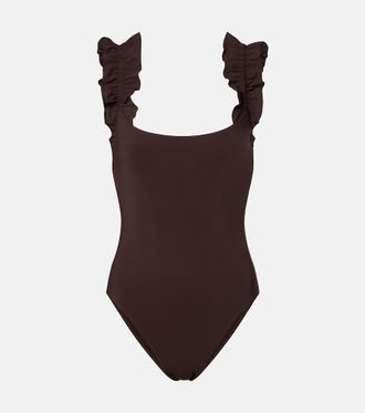 Karla Colletto Ruffled swimsuit