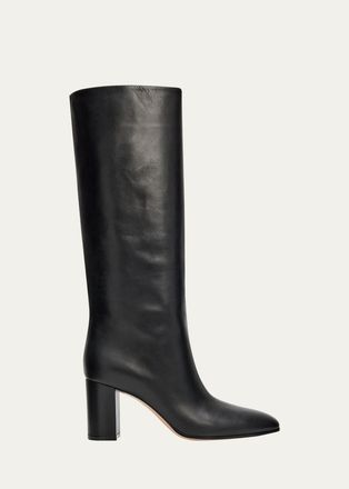 Gianvito Rossi 70mm Nappa Leather Knee-High Boots