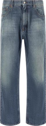 Maison Margiela Jeans - Heren - Regular Fit Jeans - Blauw - W32 - Jeans