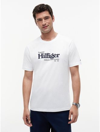 Tommy Hilfiger Mens Nautical Hilfiger Logo T-Shirt - White - XXL