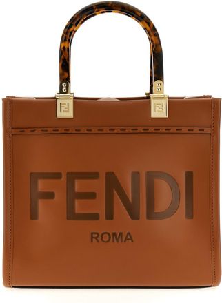 Fendi Brown Fendi Sunshine Small tote bag