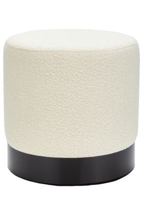 Xora Hocker, Weiß, Metall, Textil, Holzwerkstoff, rund, 40x40x40 cm, Stoffauswahl, erweiterbar (Typenauswahl), Wohnzimmer, Sessel, Hocker &