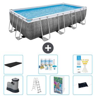 Bestway Piscina Bestway Power Steel Rectangular - 549x274x122 Cm - 8-piezas S632