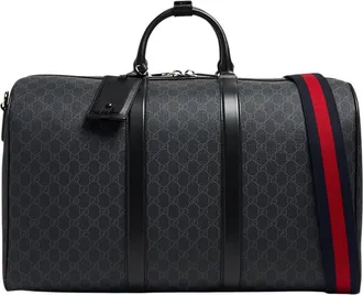 Gucci Black GG Large Duffle Bag