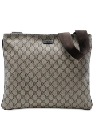 Gucci Borsa a tracolla in tessuto GG Supreme 2000-2015 - Marrone