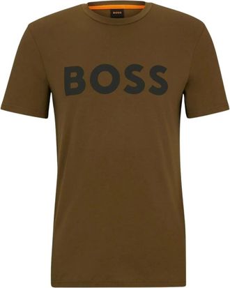 HUGO BOSS Uomo, Top, Marrone, S, new