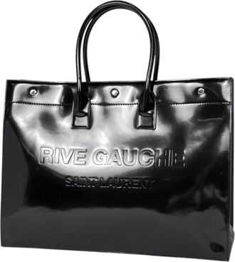 Saint Laurent Black Leather Tote Bag (Pre-Owned)