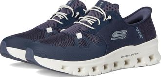 Skechers Mens Glide-Step Pro Hands Free Slip-in Sneaker, Navy/Charcoal, 13 UK Wide