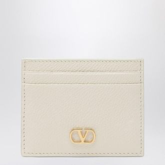 Valentino Ivory Vlogo Signature card holder