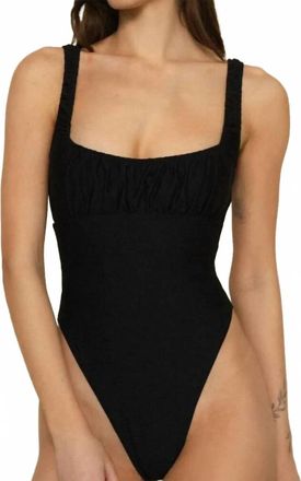 Montce Swim Sable Zoe One-Piece Swimsuit In Black
