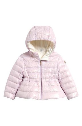 Moncler Kids Pinar Hooded Puffer Jacket in Lavender at Nordstrom, Size 18-24M