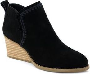 Toms Kaia Wedge Bootie in Black at Nordstrom Rack, Size 6.5
