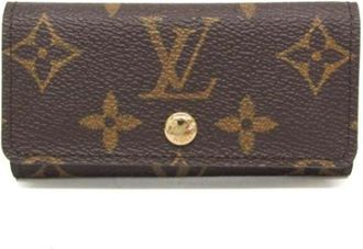 Louis Vuitton Pre-owned Canvas key-holders - Dames - Vintage Accessoires - Bruin - ONE Size - Vintage