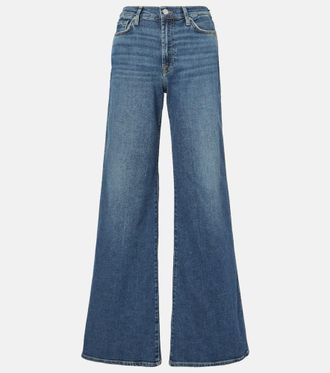 7 For All Mankind Luxe Vintage high-rise wide-leg jeans