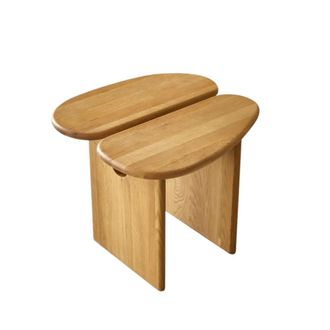 Tikamoon Mesa auxiliar Sophia de roble macizo