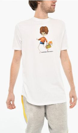 Dsquared2 Cotton Crew-neck T-shirt with Print size Xxl