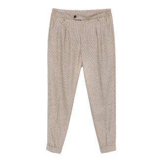 Eleventy Broeken, Heren, Beige, W31, Suit Broeken