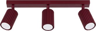 Sollux Lighting Plafone borgo&ntilde;a aluminio alt. 16.5 cm