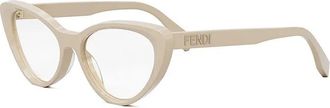 Fendi Demo Cat Eye Ladies Eyeglasses FE50075I 057 53