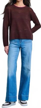 Lisa Todd Open For Love Sweater In Chocolate