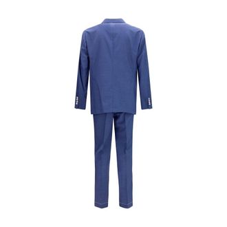 Brunello Cucinelli Mens Blue Wool Oves Aries Two-Piece Suit