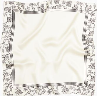 H&M Bedrucktes Seidentuch - Beige