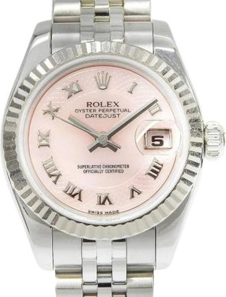 Rolex Pre-owned Vintage Polshorloge - Dames - Vintage Horloges - Roze - ONE Size - Vintage