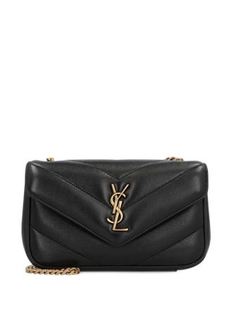 Saint Laurent Black Loulou Mini Shoulder Bag