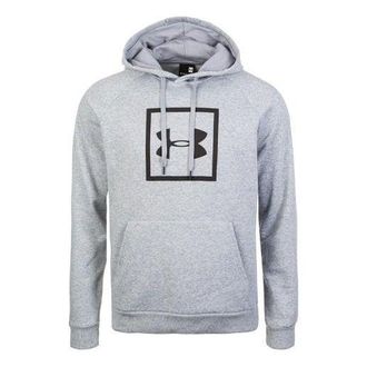 Under Armour Mens Under Armour Rival Fleece Logo Gray 1329745-035