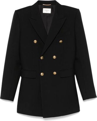 Saint Laurent Gabardine blazer - Zwart