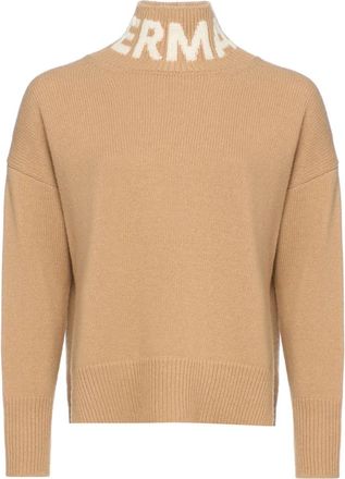 Ermanno Scervino Maglia Collo Alto - Dames - Coltruien - Bruin - XS - Truien & Vesten