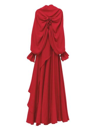 Alexander McQueen Alexander Mc Queen Draped Long Evening Dress
