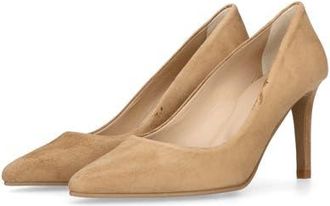 Ursula Mascar&oacute; Suede Pointed Toe Pump in Light Tan at Nordstrom, Size 38.5