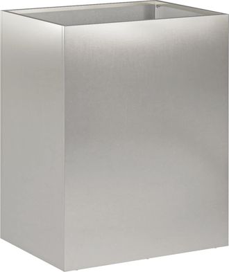 vidaXL Macetero De Jard&iacute;n Plateado 40 X 30 X 40 Cm Acero Inoxidable Vidaxl