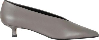 Aeyde Schoenen, Dames, Bruin, 37 1/2 EU, Leer, Clara Pomp