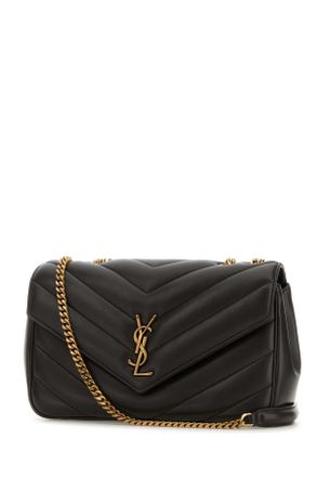 Saint Laurent Womens Dark Brown Leather Medium Loulou Shoulder Bag Urbanchic Borse A Tracolla