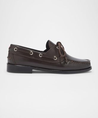 Aeyde Harris Calfskin Lace-Up Loafers