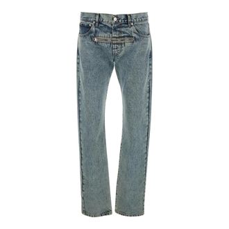 Jordan Luca Hombre, Vaqueros, Azul, Talla: W28