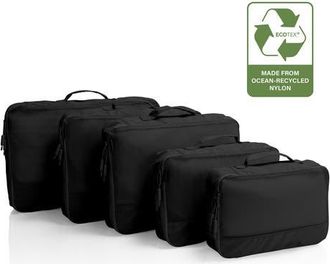 Heys Ecotex Packing Cube 5 Piece Set in Black Onyx at Nordstrom