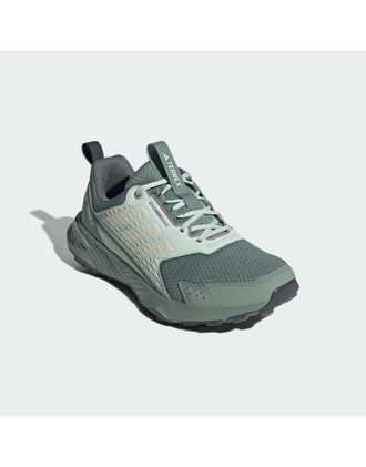 adidas Tracefinder - Scarpe da trail running verde argento/bianco sporco