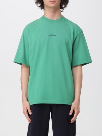 Stone Island T-shirt over in cotone stampata Stone Island