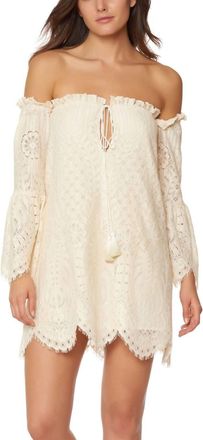 Red Carter Deidra Mini Dress In Ivory