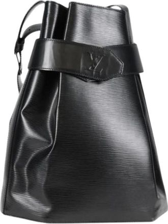 Louis Vuitton Pre-owned Bucket Bags, female, Black, Size: ONE SIZE Pre-owned Bucket Bag