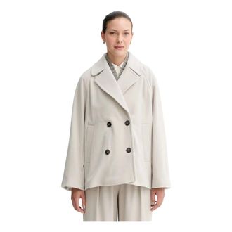 Marc O'Polo Cappotto Corto in Lana - - Coats - Donna - Grigio - S